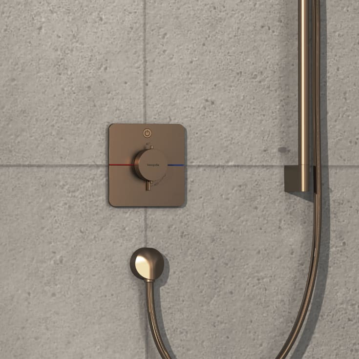 Hansgrohe ShowerSelect Comfort Q duschblandare, brons
