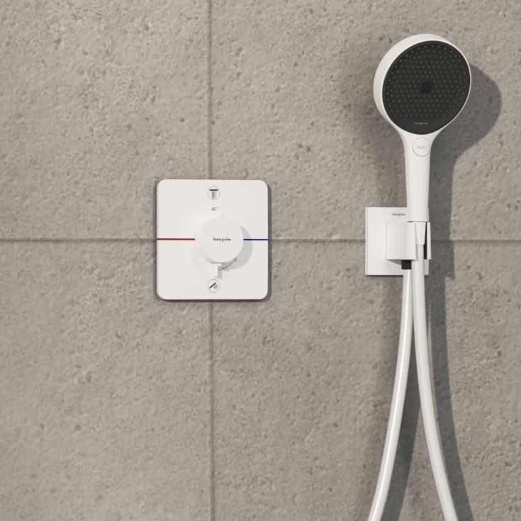 Hansgrohe ShowerSelect Comfort Q dusjbatteri, hvit