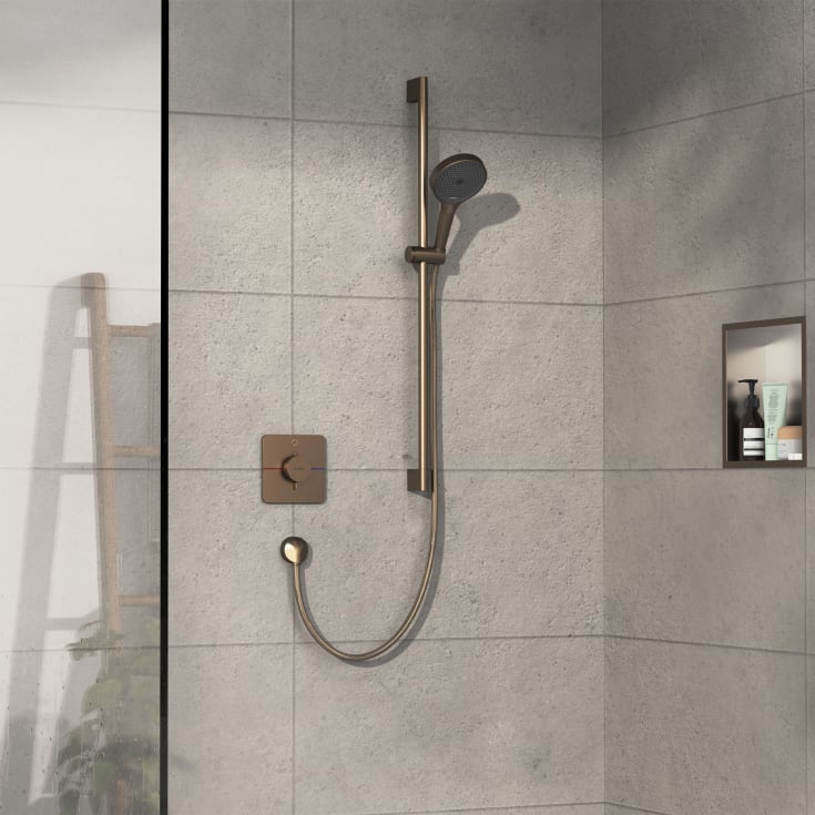 Hansgrohe ShowerSelect Comfort Q duschblandare, brons
