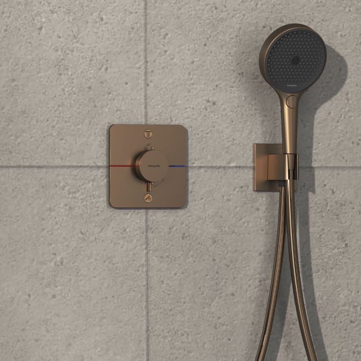 Hansgrohe ShowerSelect Comfort Q duschblandare, brons