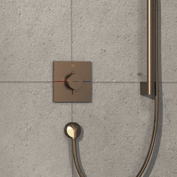 Hansgrohe ShowerSelect Comfort E brusearmatur, bronze