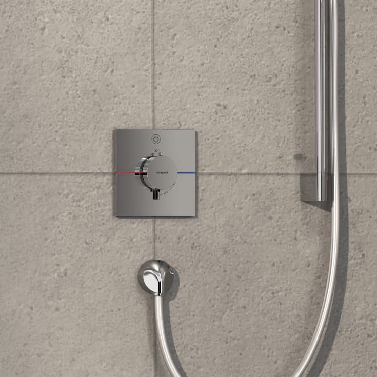 Hansgrohe ShowerSelect Comfort E brusearmatur, krom