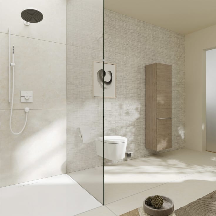 Hansgrohe ShowerSelect Comfort E brusearmatur, hvid