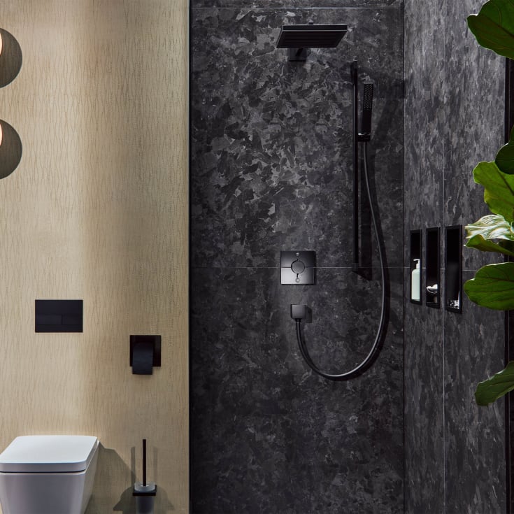 Hansgrohe ShowerSelect Comfort E duschblandare, svart