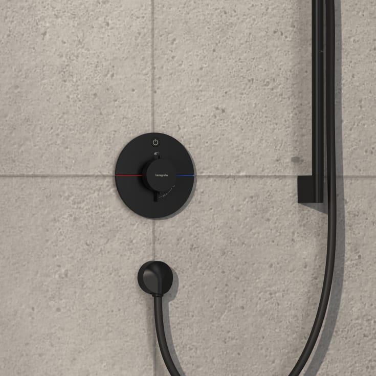 Hansgrohe ShowerSelect Comfort S brusearmatur, sort