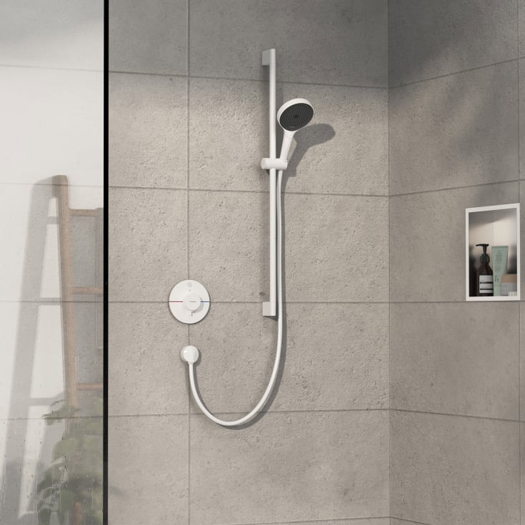 Hansgrohe ShowerSelect Comfort S brusearmatur, hvid