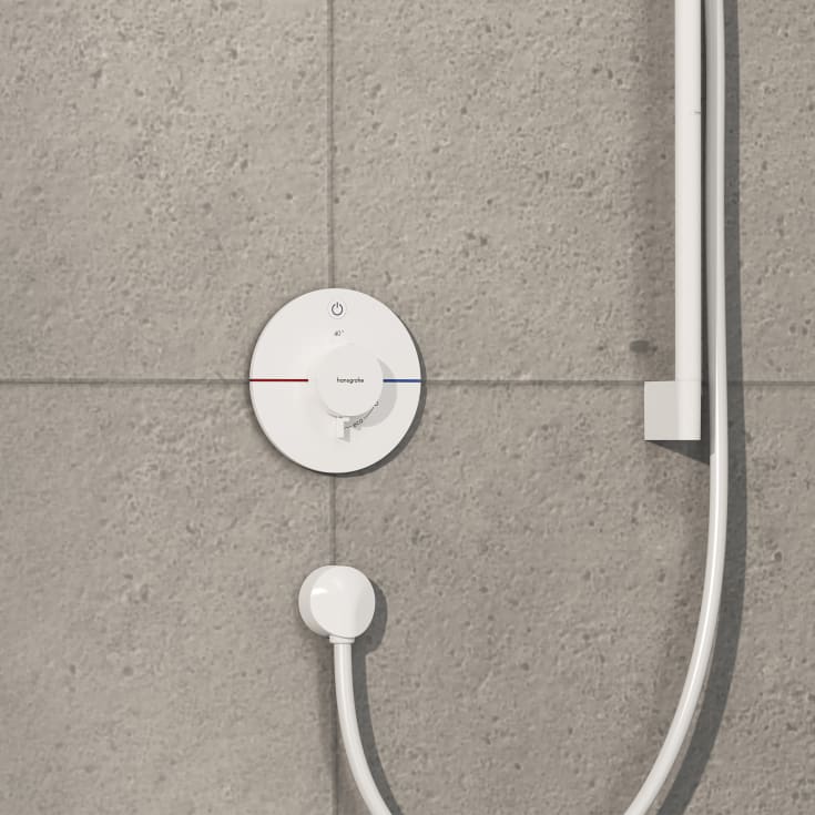 Hansgrohe ShowerSelect Comfort S brusearmatur, hvid