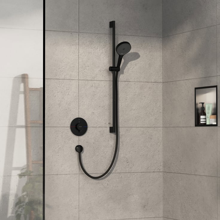 Hansgrohe ShowerSelect Comfort S brusearmatur, sort