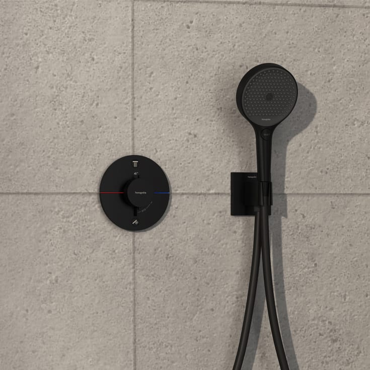 Hansgrohe ShowerSelect Comfort S brusearmatur, sort