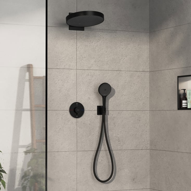 Hansgrohe ShowerSelect Comfort S brusearmatur, sort