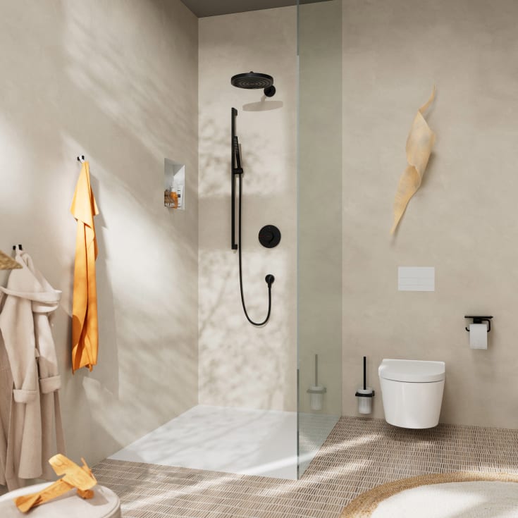 Hansgrohe ShowerSelect Comfort S brusearmatur, sort