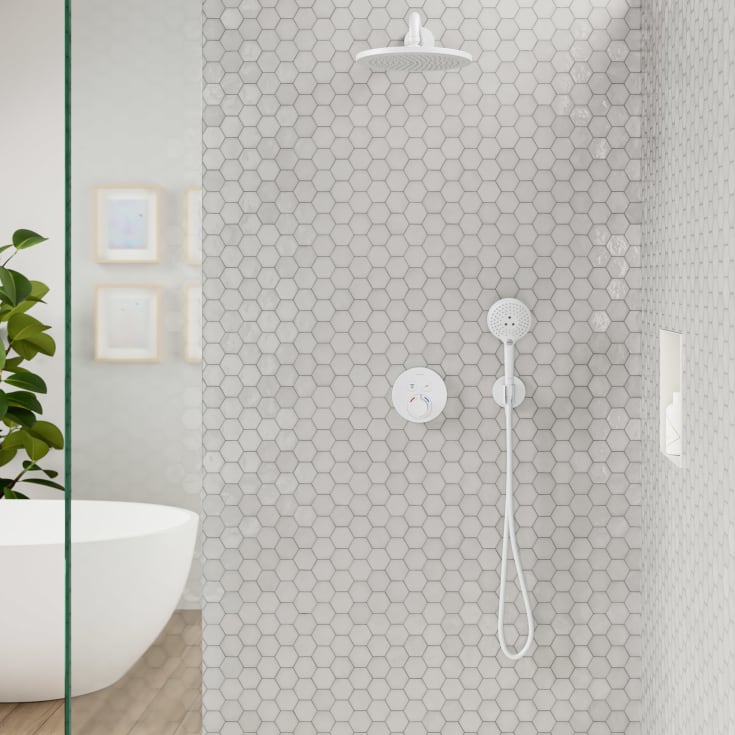 Hansgrohe FixFit S slangeuttak, matt hvit
