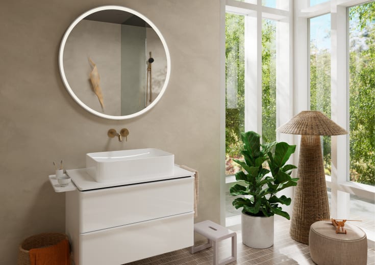 Hansgrohe Tecturis S servantbatteri, bronse