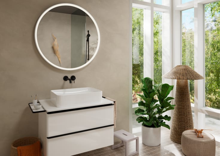Hansgrohe Tecturis S tvättställsblandare, svart