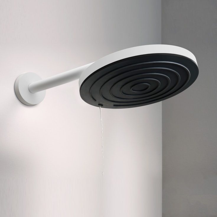 Hansgrohe Pulsify S brusehoved, Ø26 cm, vandbesparende, mat hvid