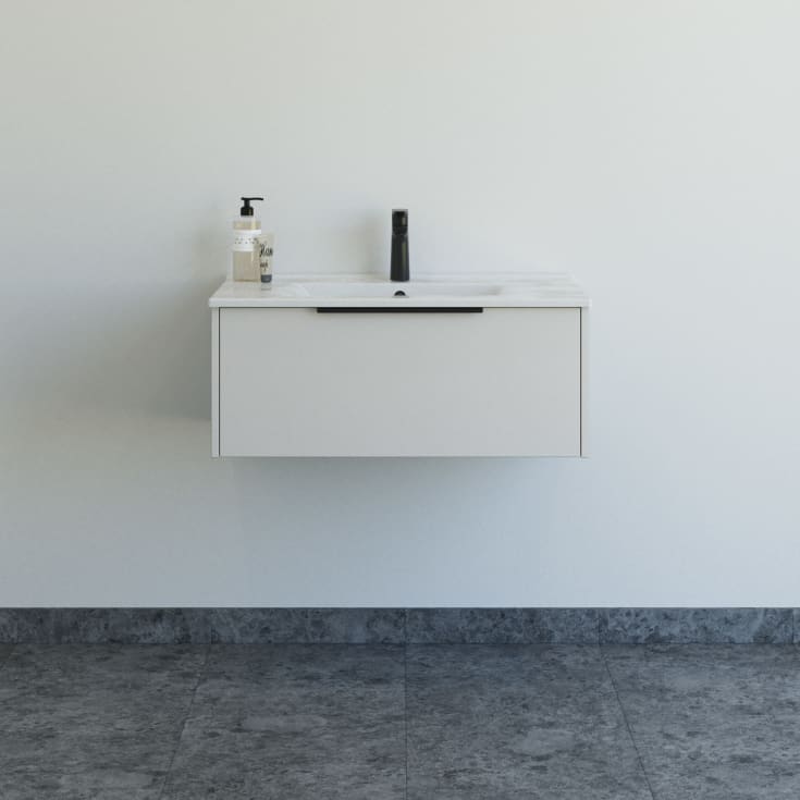 Dansani Mido+ Classic möbelpaket, 81x44 cm, matt beige