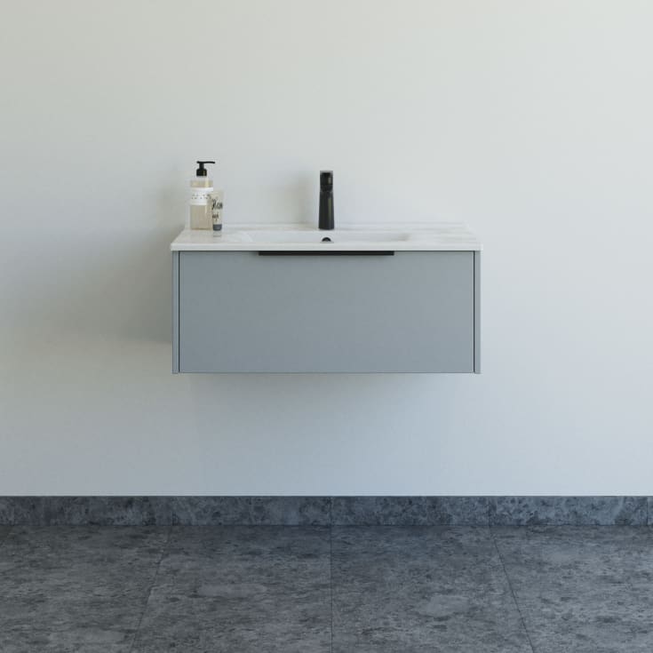 Dansani Mido+ Classic möbelpaket, 81x44 cm, matt ljusblÄ