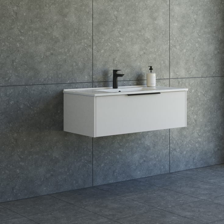 Dansani Mido+ Classic möbelpaket, 101x44 cm, matt beige