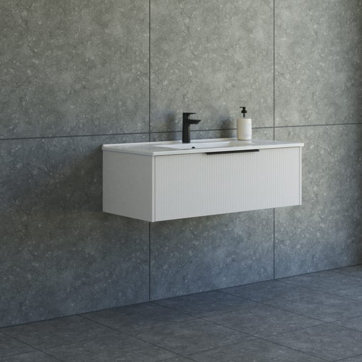 Dansani Mido+ Classic möbelpaket, 101x44 cm, randig matt beige