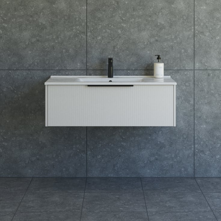 Dansani Mido+ Classic möbelpaket, 101x44 cm, randig matt beige