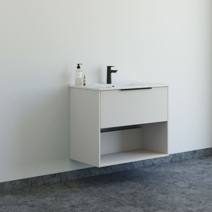 Dansani Mido+ Classic möbelpaket, 81x44 cm, matt beige
