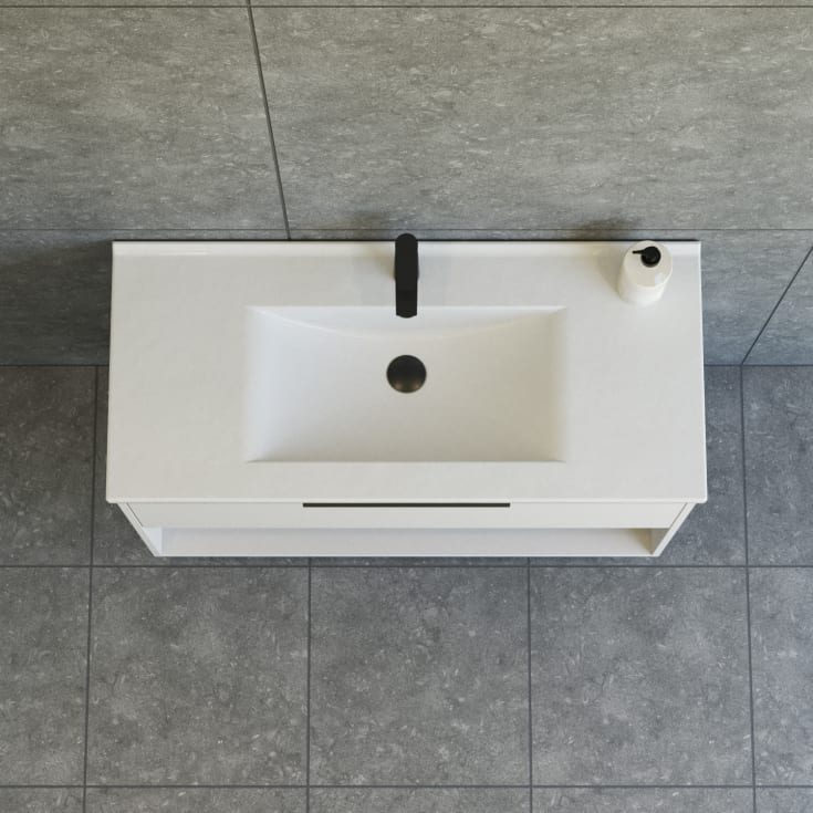 Dansani Mido+ Classic möbelpaket, 101x44 cm, matt beige