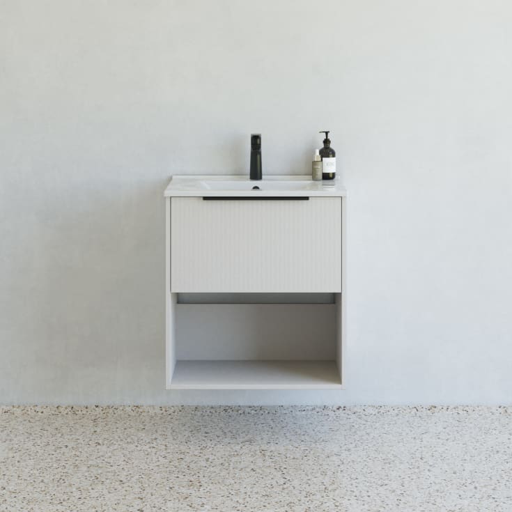 Dansani Mido+ Classic möbelpaket, 61x44 cm, randig matt beige