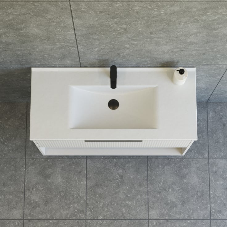 Dansani Mido+ Classic möbelpaket, 101x44 cm, randig matt beige