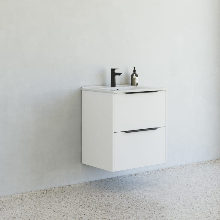 Dansani Mido+ Classic møbelpakke, 61x44 cm, mat hvid