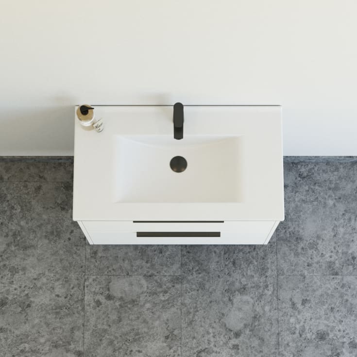 Dansani Mido+ Classic møbelpakke, 81x44 cm, mat hvid