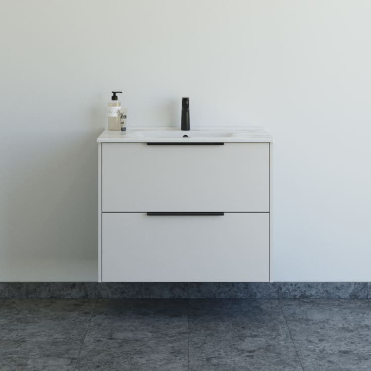 Dansani Mido+ Classic möbelpaket, 81x44 cm, matt beige