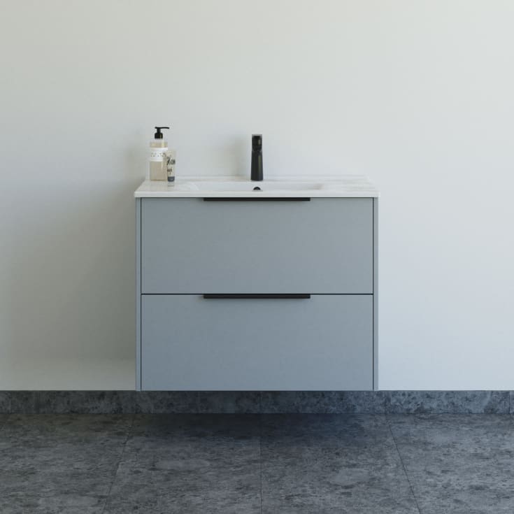 Dansani Mido+ Classic möbelpaket, 81x44 cm, matt ljusblÄ