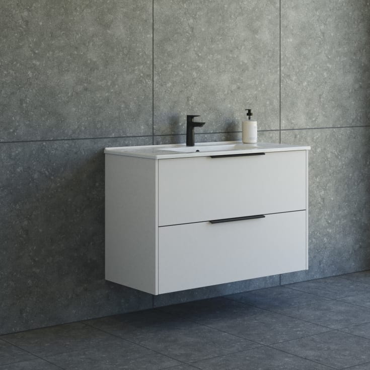 Dansani Mido+ Classic möbelpaket, 101x45,5 cm, matt beige