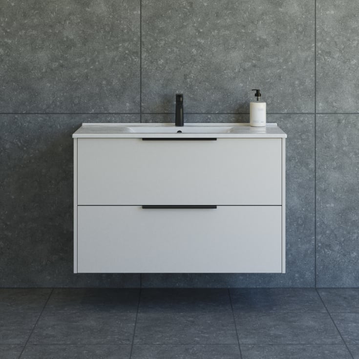 Dansani Mido+ Classic möbelpaket, 101x45,5 cm, matt beige