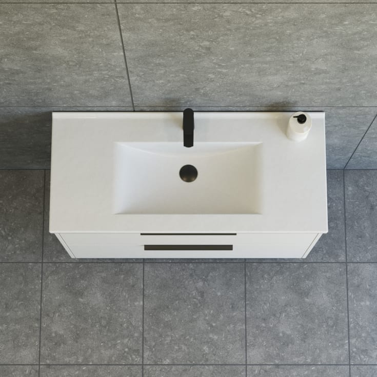 Dansani Mido+ Classic möbelpaket, 101x45,5 cm, matt beige