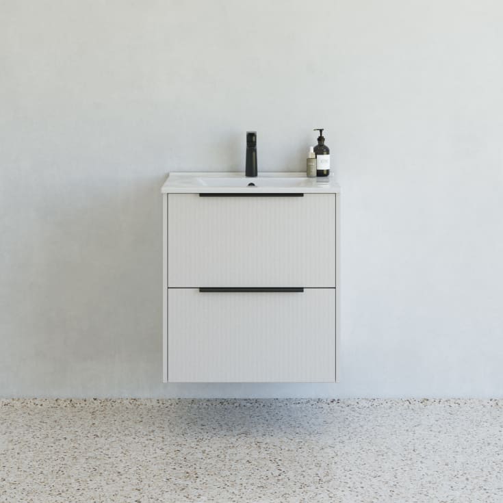 Dansani Mido+ Classic møbelpakke, 61x44 cm, stribet mat beige