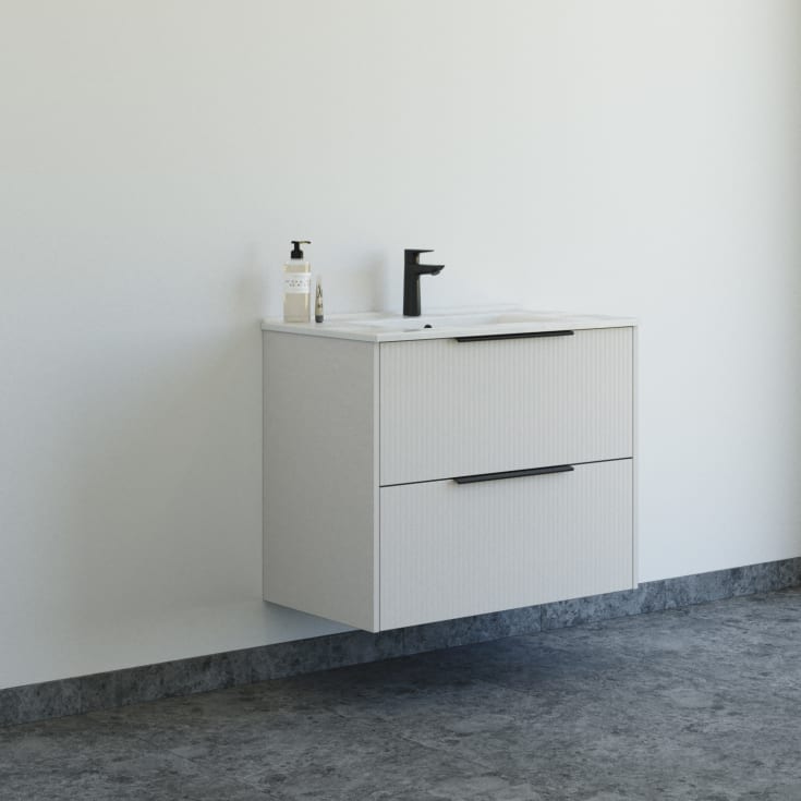 Dansani Mido+ Classic møbelpakke, 81x44 cm, stripete matt beige