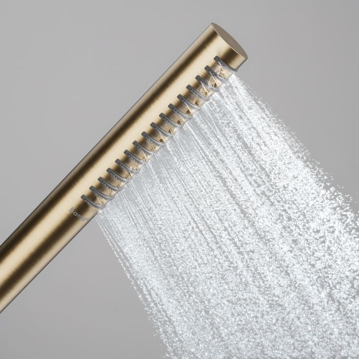 Hansgrohe Pulsify S 260 brusesæt, vandbesparende, børstet bronze