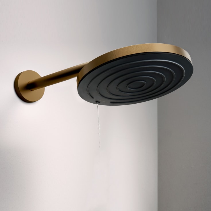 Hansgrohe Pulsify S 260 brusesæt, vandbesparende, børstet bronze