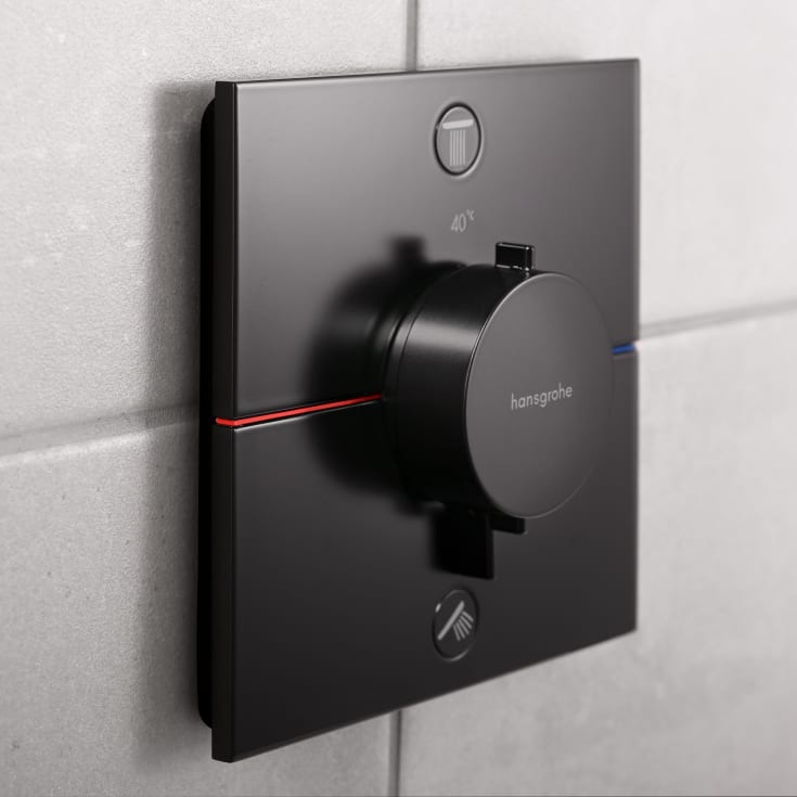 Hansgrohe Pulsify E 260 brusesæt, vandbesparende, mat sort