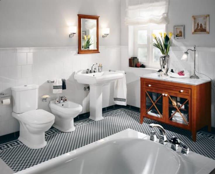 Villeroy & Boch Hommage toalett, rengjøringsvennlig, hvit