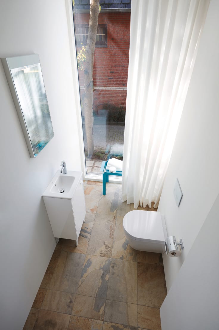 Duravit Me by Starck toalettsits, soft close, snabbfäste, matt vit