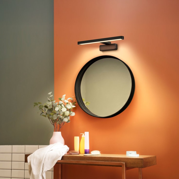Ledvance Orbis Disc speillampe, 3000-4000K, svart