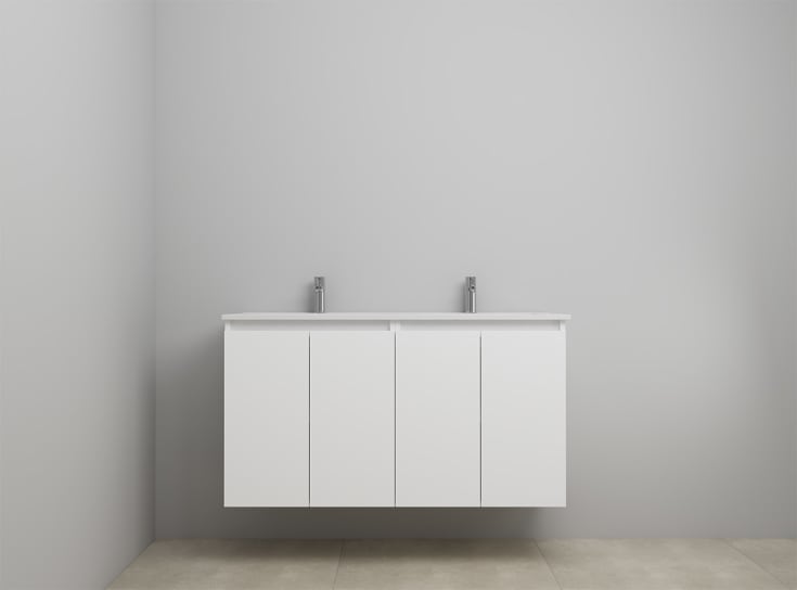 Sanibell Online möbelpaket, omonterad, 121x46 cm, matt vit