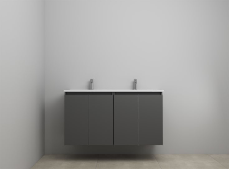 Sanibell Online møbelpakke, usamlet, 121x46 cm, mat antracit