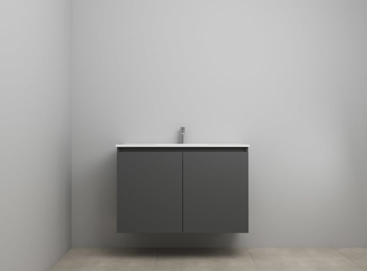 Sanibell Online möbelpaket, omonterad, 101x46 cm, matt antracit