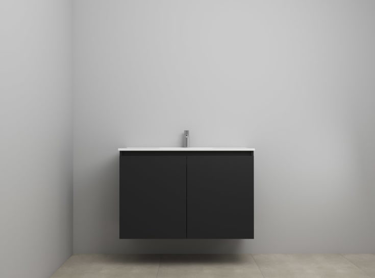 Sanibell Online møbelpakke, usamlet, 101x46 cm, mat sort