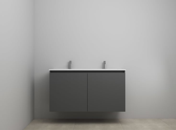 Sanibell Online møbelpakke, usamlet, 121x46 cm, mat antracit