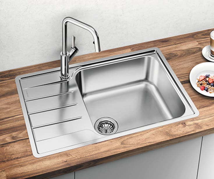 Blanco Lemis XL 6S-IF Compact kjøkkenvask, 78x50 cm, rustfritt stål