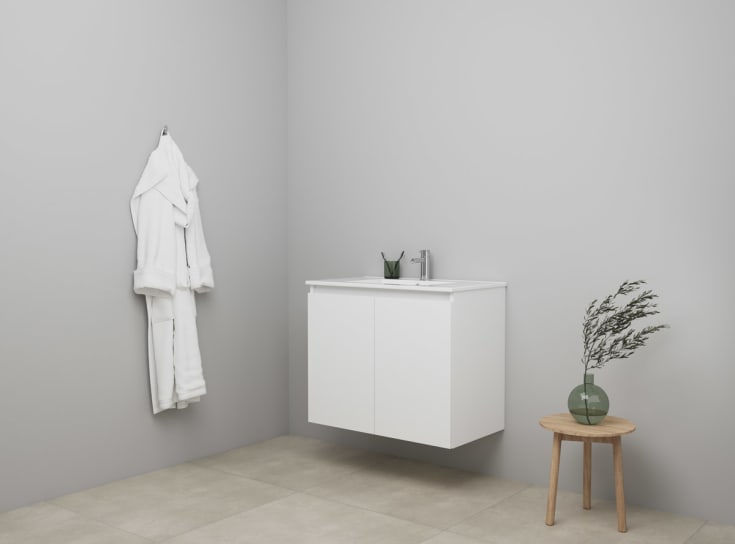 Sanibell Online møbelpakke, usamlet, 81x46 cm, hvid højglans